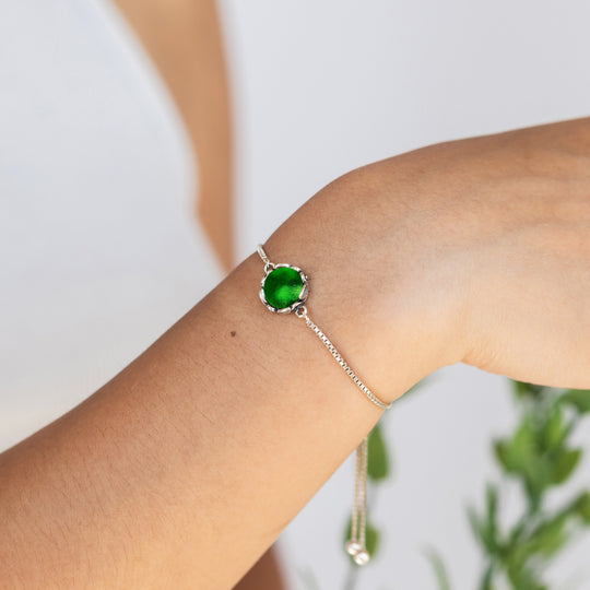 Botanical Adjustable Slider Bracelet