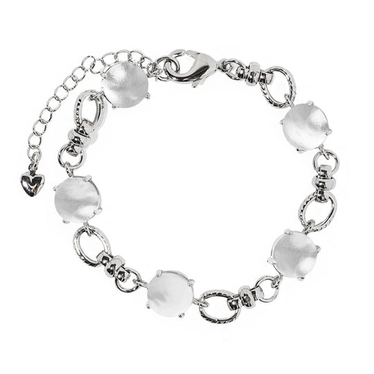 Glass Gem Adjustable Bracelet