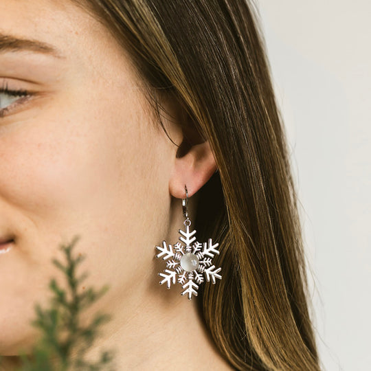 Snowflake Statement Earrings