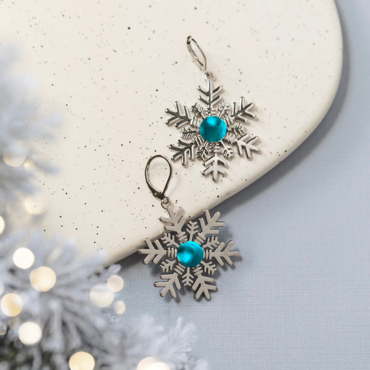Snowflake Statement Earrings