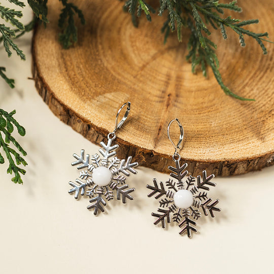 Snowflake Statement Earrings