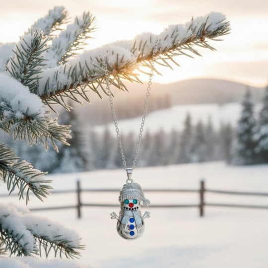Snowman Necklace