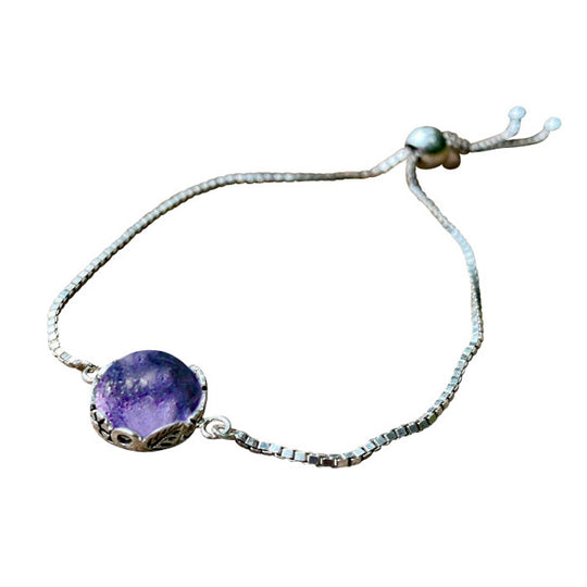 Botanical Sterling Silver Adjustable Slider Bracelet-Bracelet-Bottled Up Designs