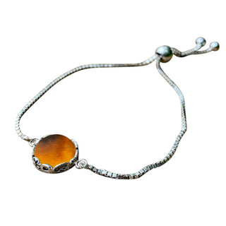 Botanical Sterling Silver Adjustable Slider Bracelet-Bracelet-Bottled Up Designs