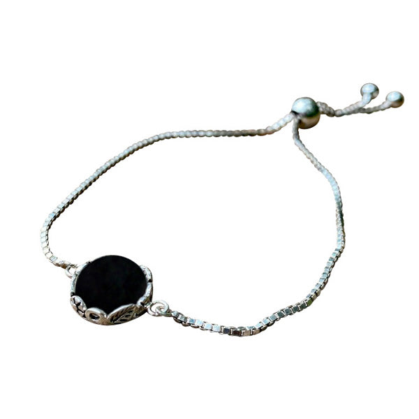 Botanical Sterling Silver Adjustable Slider Bracelet-Bracelet-Bottled Up Designs