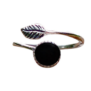 Sterling Silver Botanical Leaf Ring-Sterling Silver-Bottled Up Designs