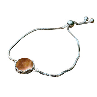 Botanical Sterling Silver Adjustable Slider Bracelet-Bracelet-Bottled Up Designs
