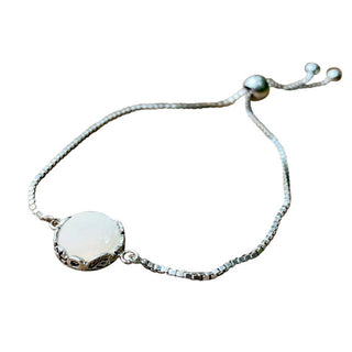 Botanical Sterling Silver Adjustable Slider Bracelet-Bracelet-Bottled Up Designs