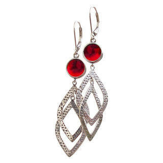 Cascade Sterling Leverback Earrings-Earrings-Bottled Up Designs