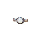 Primitive Twist Sterling Silver Adjustable Ring