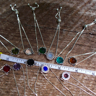 Botanical Sterling Silver Adjustable Slider Bracelet-Bracelet-Bottled Up Designs