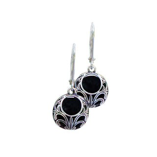 Vintage Lace Sterling Silver Lever Back Earrings-Sterling-Bottled Up Designs