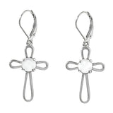 At the Cross Sterling Silver Lever Back Earrings